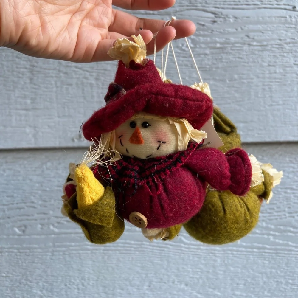 9 ITEMS! Autumn Thanksgiving Collection  Scarecrows Dan Dee Collector's Pumpkins